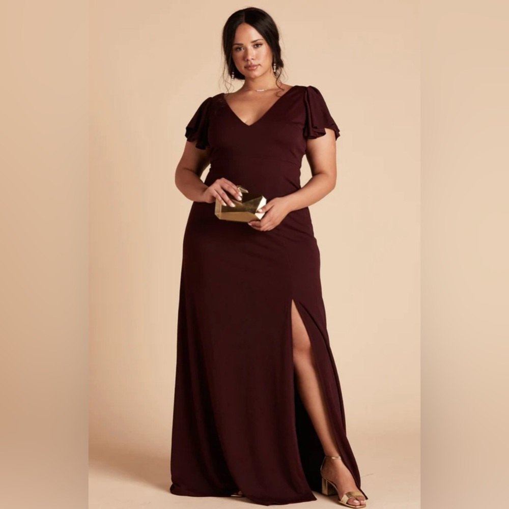 Birdy Grey Hannah Crepe Dress - Cabernet